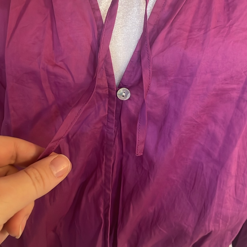 [Rails] Purple Long Sleeve Boho Blouse--fits XS - Picture 2 of 5